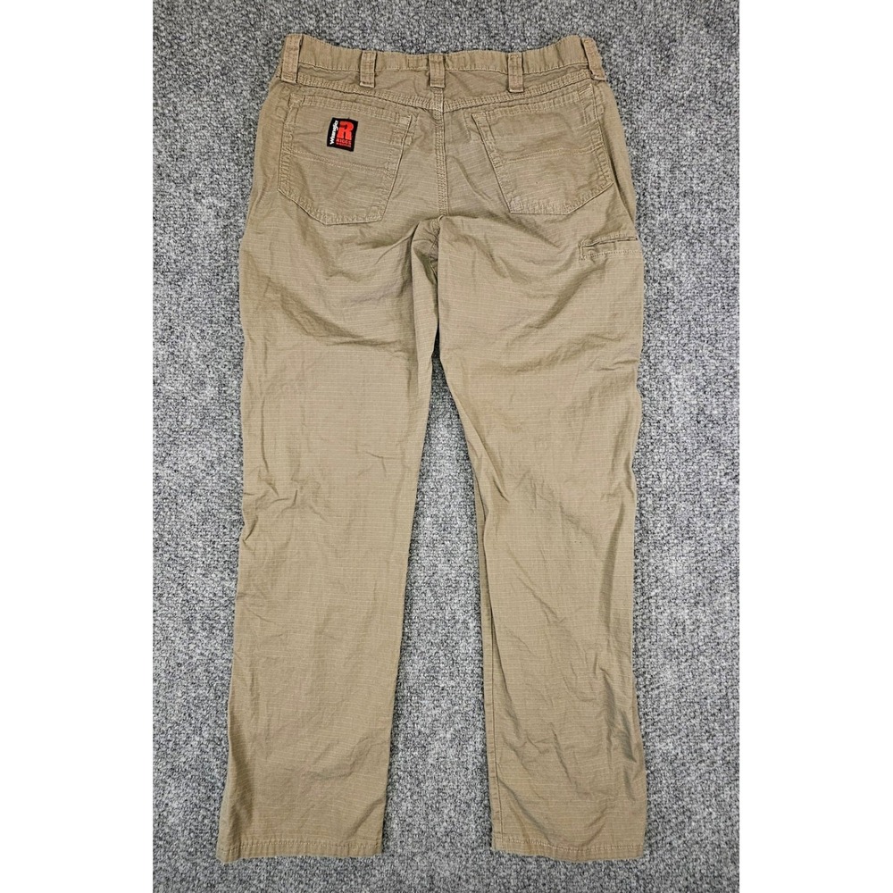 Wrangler RIGGS Workwear Ripstop Ranger Pants Khaki Lot of 2 34x30 34x32 - Picture 5 of 8